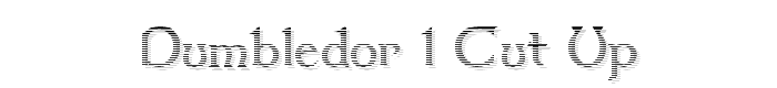 Dumbledor 1 Cut Up font